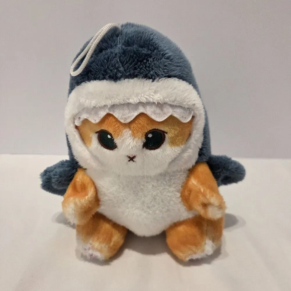 Kawaii Mofusand Sea Shark Fish Cat Plush Stuffed Animal 8